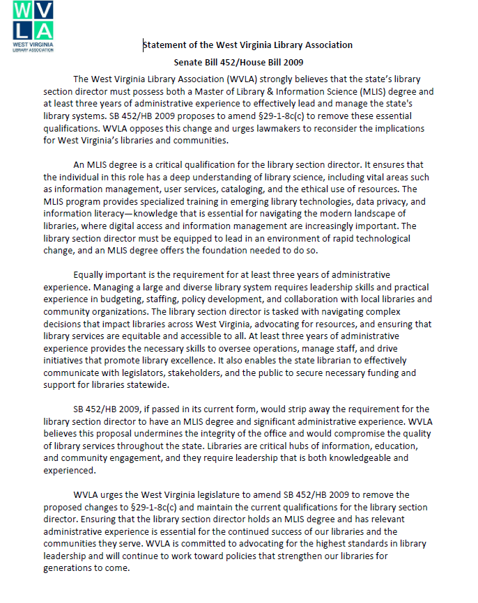 Image of pdf of the statement 